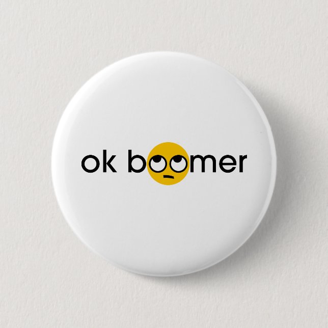 ok boomer button (Front)