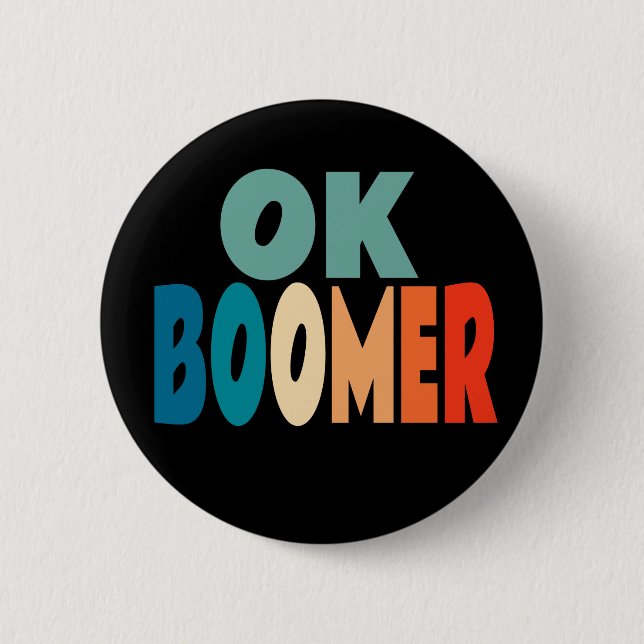 Ok Boomer Button (Front)