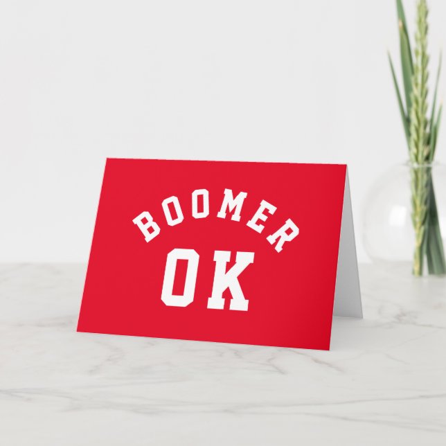 OK Boomer Card (Front)