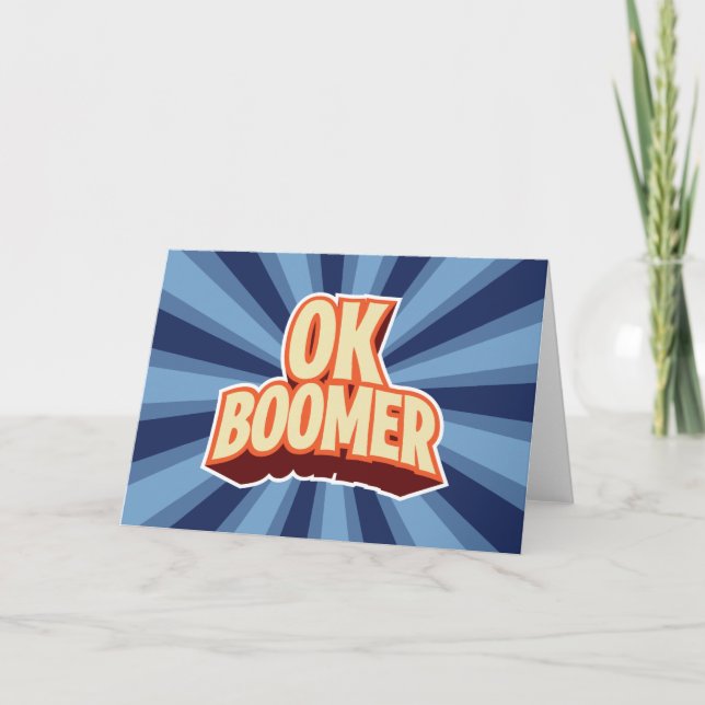 OK Boomer Card (Front)