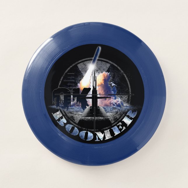OK BOOMER US Navy Nuclear Sub Force Wham-O Frisbee (Front)