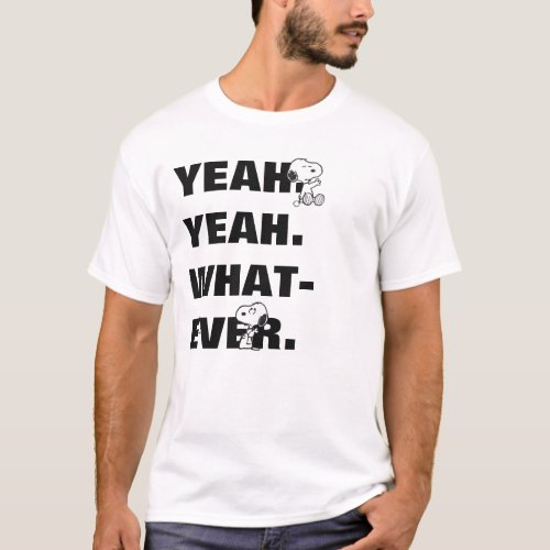 Ok Fine Whatever _ Snoopy T_Shirt