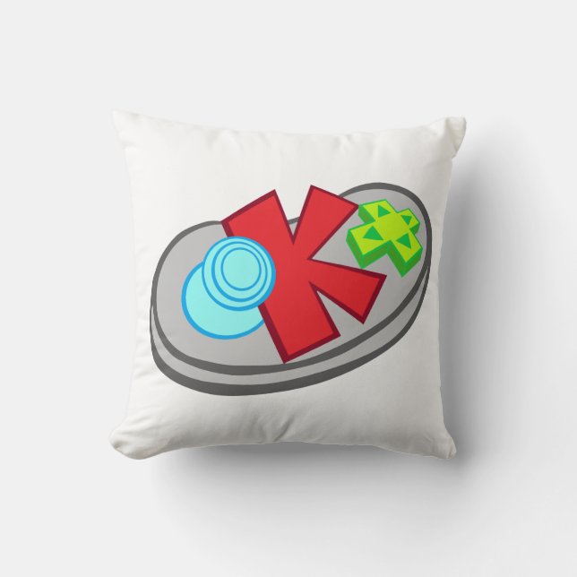 Ok Gaming Throw Pellow Throw Pillow (Front)