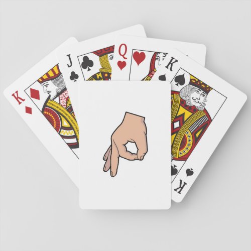 OK Hand Gesture Circle Game Funny Gaff Cards