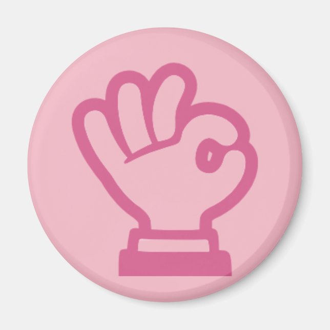 Ok hand Sign Magnet (Front)