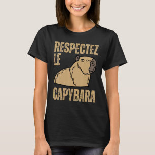 Ok I Pull Up Capybara Costume Capibara Respect Cap T-Shirt