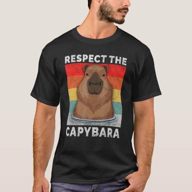 Ok I Pull Up Capybara  Rodent Cute Capibara Dank M T-Shirt (Front)