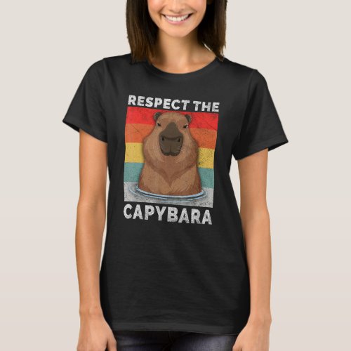 Ok I Pull Up Capybara  Rodent Cute Capibara Dank M T_Shirt