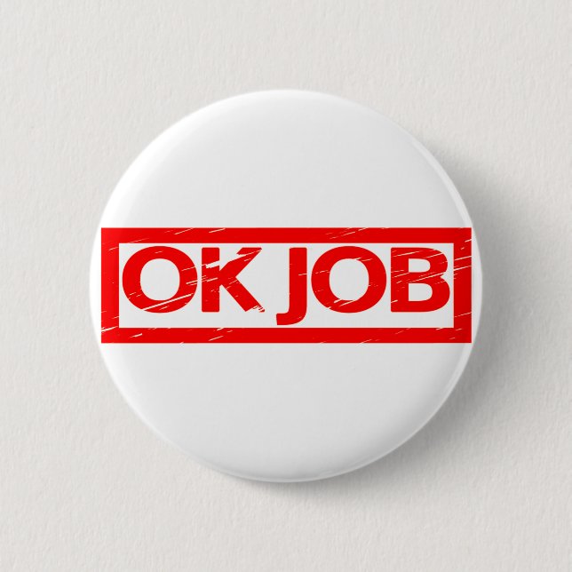 OK Job Stamp Button (Front)