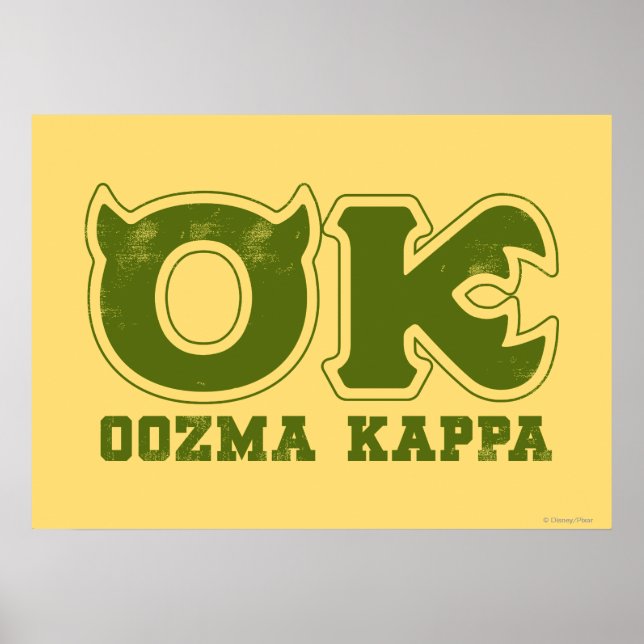 OK - OOZMA KAPPA Logo Poster (Front)