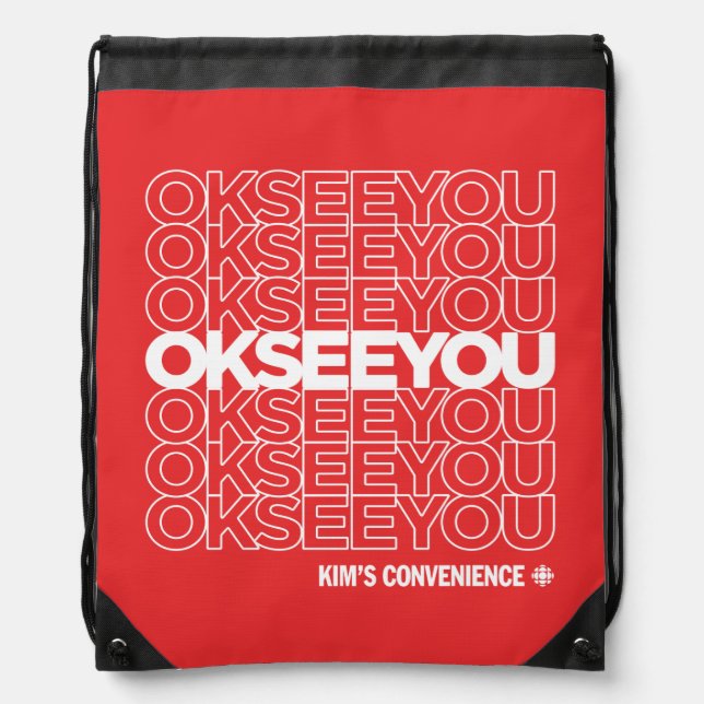 OK SEE YOU - Matthew Fleming Drawstring Bag (Front)