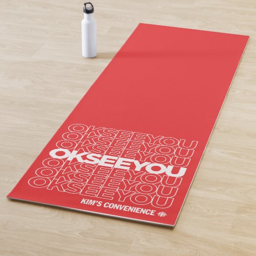 OK SEE YOU _ Matthew Fleming Yoga Mat