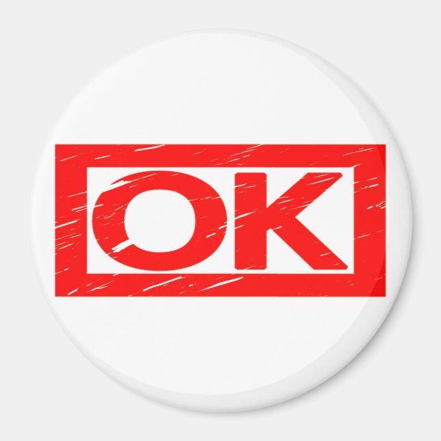 OK Stamp Magnet (Front)