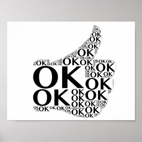 OK thumbs up _ poster