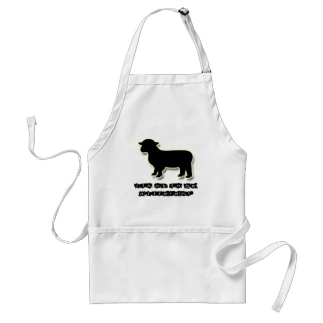 Ok to be a Black Sheep Different Adult Apron (Front)