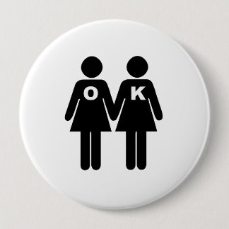 OK TO BE GAY (lesbian) Pinback Button