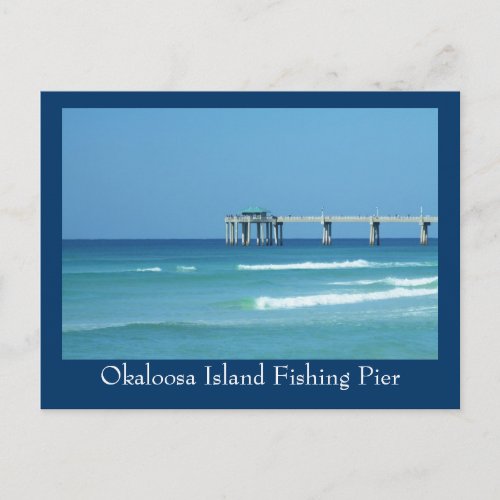 Okaloosa Island Fishing Pier Postcard