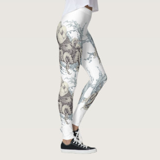 Okame Octopus@miyasan Leggings