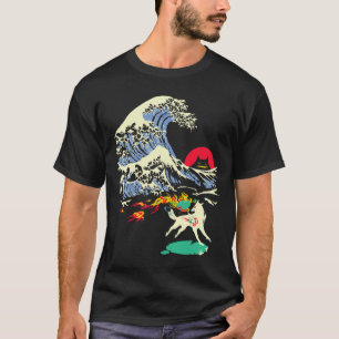 Okami Amaterasu Sun God Wolf The Great Wave Video T-Shirt