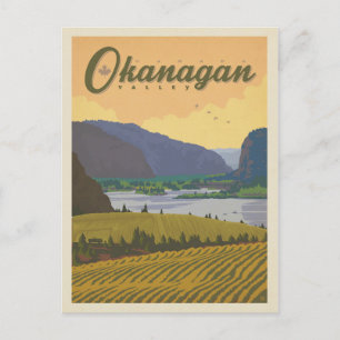 Okanagan Valley Canada Postcard