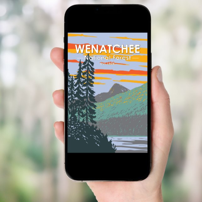 Okanogan Wenatchee National Forest Washington Poster (Front Digital)