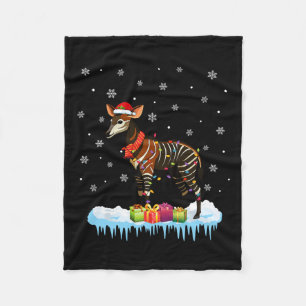 Okapi4  fleece blanket