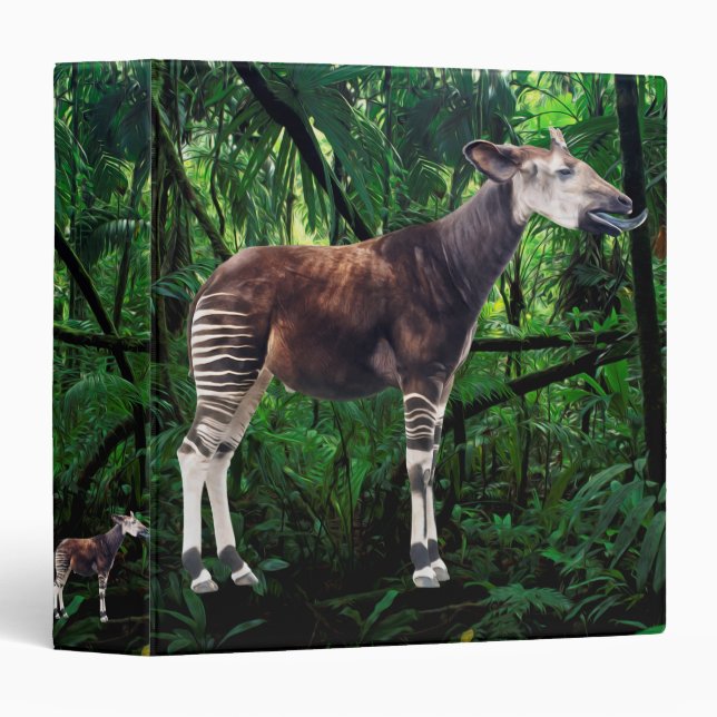 Okapi 3 Ring Binder (Front/Spine)