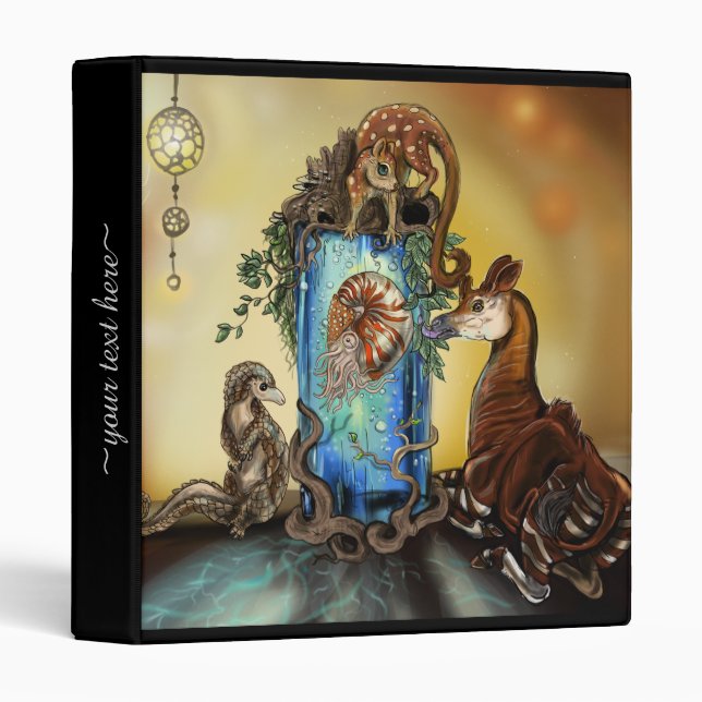 Okapi and the Oddlings 3 Ring Binder (Front/Spine)