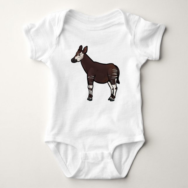 Okapi Baby Bodysuit (Front)