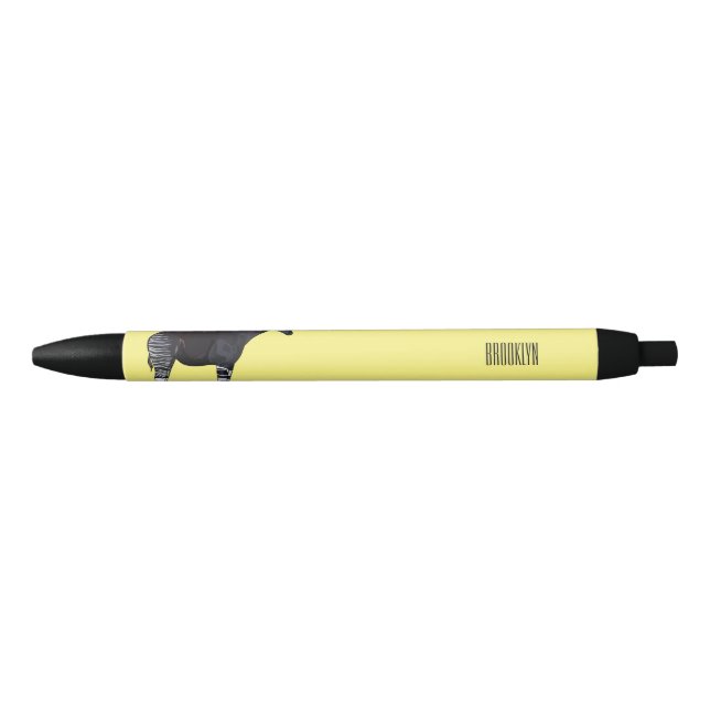 Okapi cartoon illustration pen (Front)