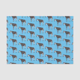 Okapi cartoon illustration tissue paper