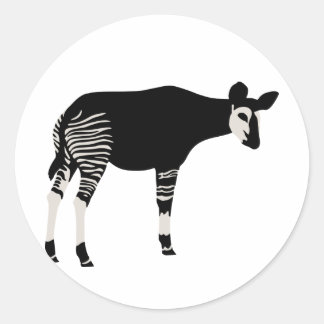 Okapi Classic Round Sticker