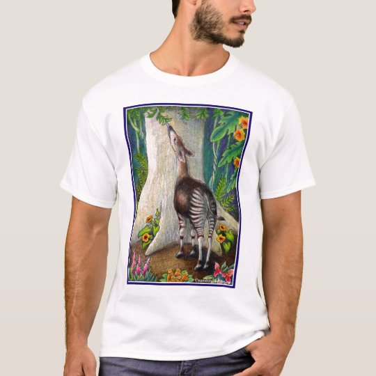 Okapi in Rainforest T-Shirt