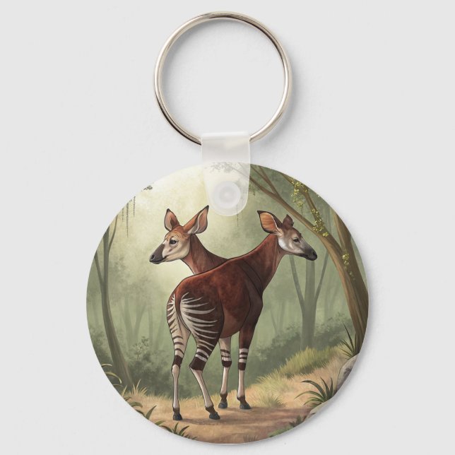 Okapi Keychain (Front)