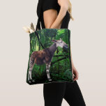 Okapi Tote Bag<br><div class="desc">The Okapi - a true found cryptid! 20% of all proceeds go to helping animals!</div>