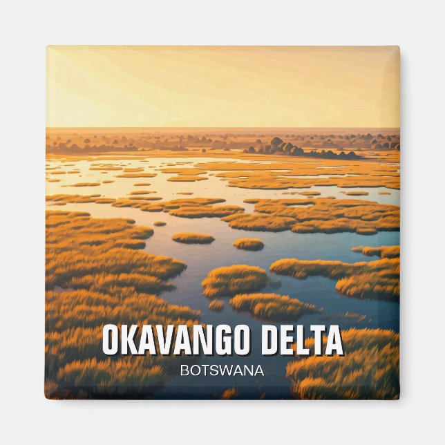 Okavango Delta Botswana Magnet (Front)