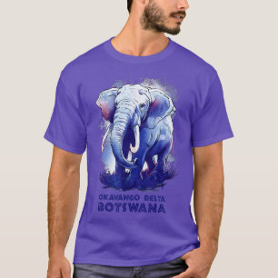 Okavango Delta Botswana Safari National Park Game T-Shirt