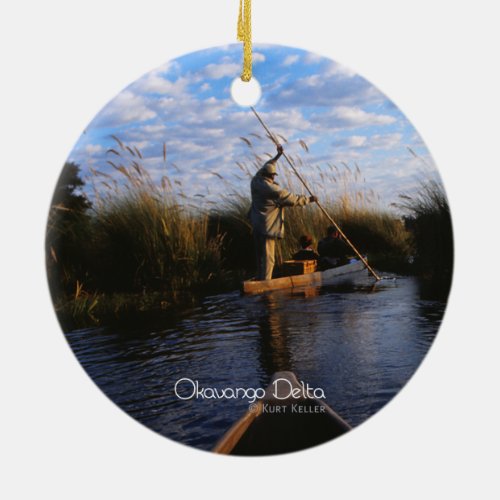 Okavango Delta Ceramic Ornament