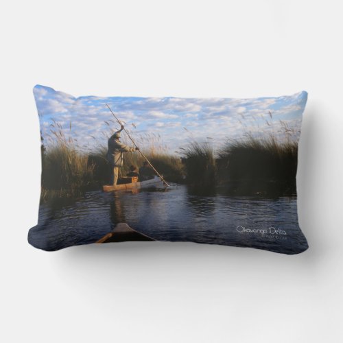 Okavango Delta Lumbar Pillow