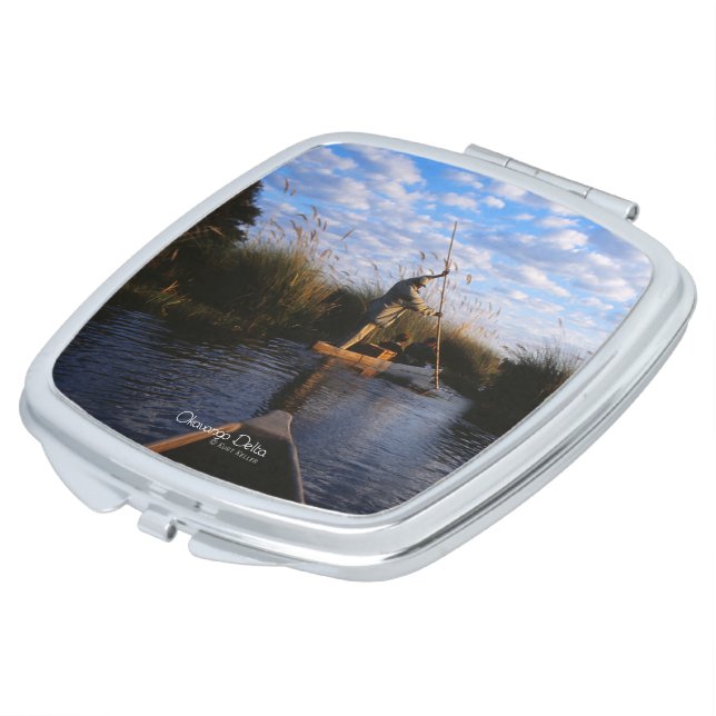 Okavango Delta Vanity Mirror (Turned)