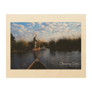 Okavango Delta Wood Wall Art