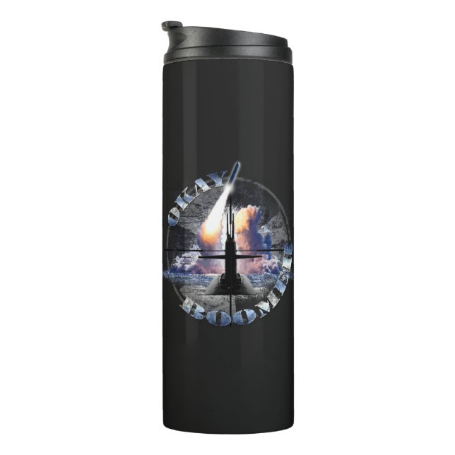 OKAY BOOMER US Navy Nuclear Sub Force Thermal Tumbler (Rotated Right)