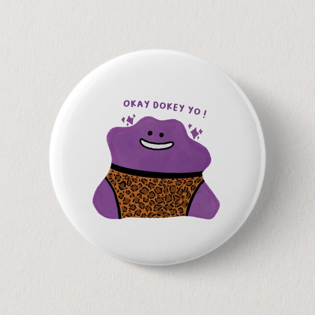 Okay dokey yo - Hwang In Yeop Button (Front)
