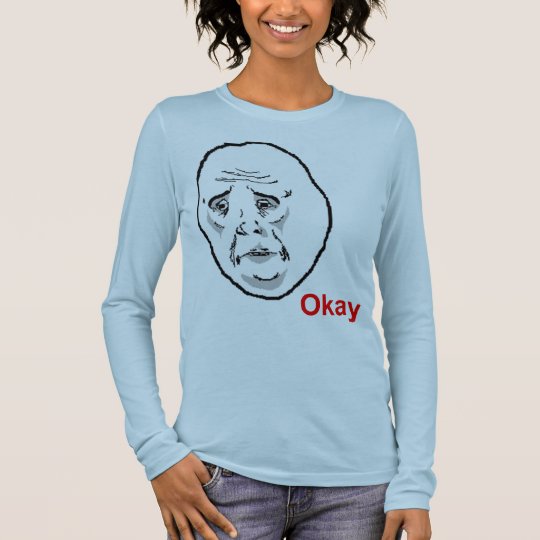 Okay Face Guy Long Sleeve T-Shirt