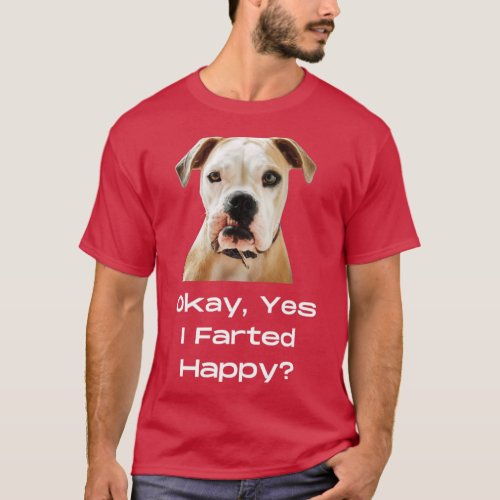Okay Yes I Farted Happy T_Shirt