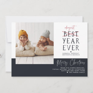 Okayest Year Ever   Funny Christmas Holiday Photo