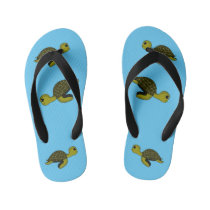 Okeanous the turtle kid's flip flops Okeanous the turtle kid's flip flops