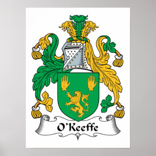 O'Keefe Family Crest Poster
