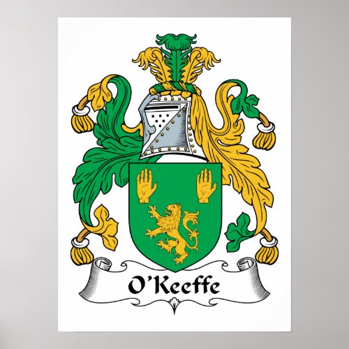 OKeefe Family Crest Poster