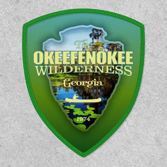 Okeefenokee WA (arrowhead)  Patch (Front)
